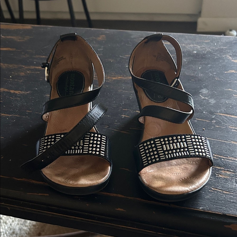 Sonoma Black Studded Sandals